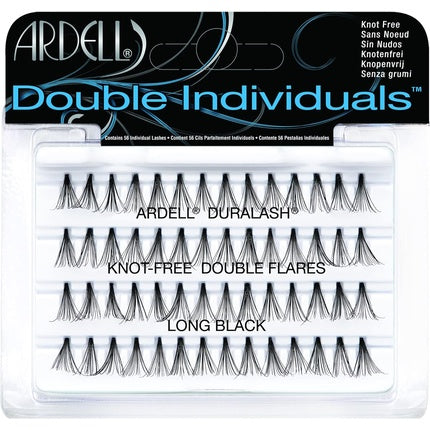 Gene false Ardell Double Individuals Lungime Negru 56 bucăți