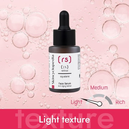 Ser Retinol 1%, Skincyclopedia, cu acid hialuronic, 30ml