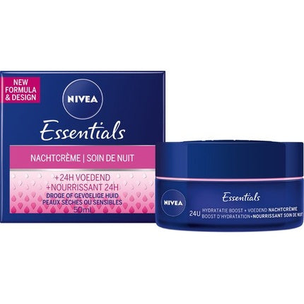 Cremă Față Nivea Essentials Reparatoare, 50ml, Roz