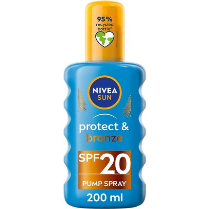 Spray solar, Nivea, Protect & Bronze, SPF20, 200ml