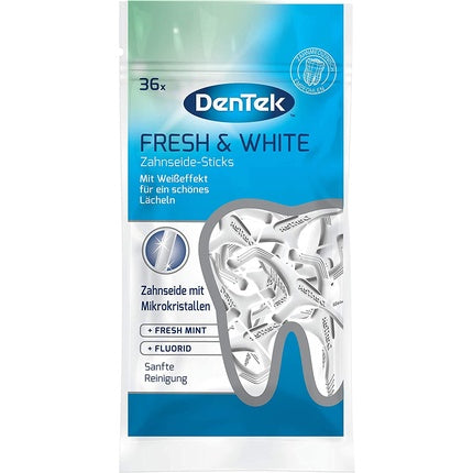 Ata dentară, Dentek, Fresh & White, menta