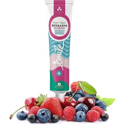 Pastă de dinți, Ben&Anna, fructe sălbatice, 75ml