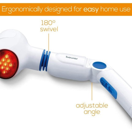 Aparat masaj electric Beurer MG 40, infraroșu, alb