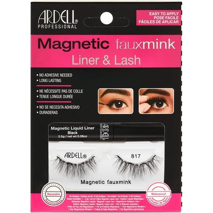 Gene False Ardell 817, Liner Negru, Magnetic