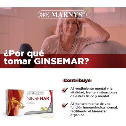 Supliment alimentar, Marny's, ginseng coreean, 30 capsule