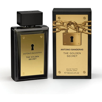Eau de Toilette, Antonio Banderas, The Golden Secret, negru auriu, 100 ml
