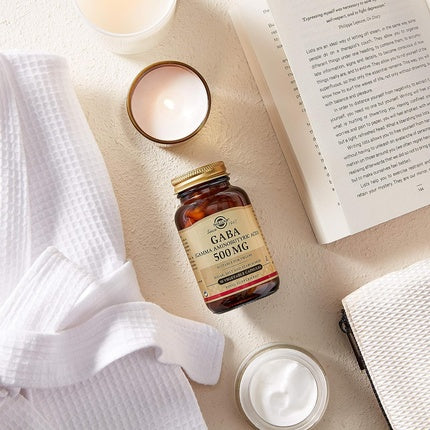 Vitamina, Solgar, GABA 500mg, 50 capsule, maro