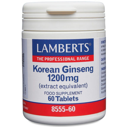 Supliment Lamberts, Korean Ginseng, 1200mg