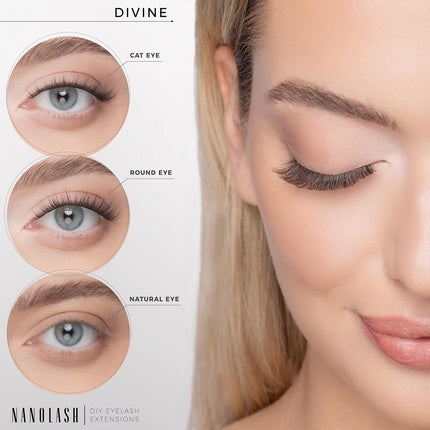 Kit Extensii Gene DIY, Nanolash, Divine