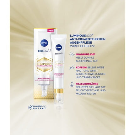 Crema anticearcăn, Nivea, Cellular Luminous 630, 15ml