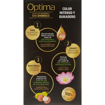 Vopsea de par, Llongueras, Optima 5.35, ciocolatiu pasional