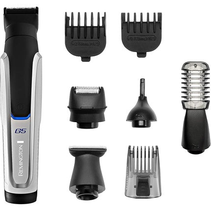 Aparat tuns, Remington G5, 9 accesorii, negru-argintiu