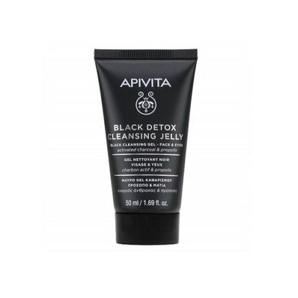 Gel de curățare, Apivita, Black Detox, 50ml