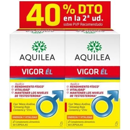 Supliment alimentar, Aquilea, Vigor Him, 60 capsule