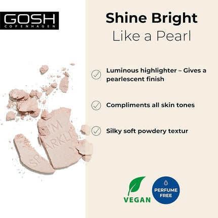 Iluminator pudră, Gosh, I'm Sparkling, 003 Pearl Dust