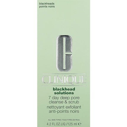 Exfoliant facial, Clinique, Blackhead Solutions 7 Day Deep Pore Cleanse & Scrub, 125ml