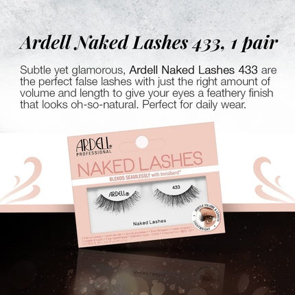Gene false, Ardell, Naked Lash 433, negre