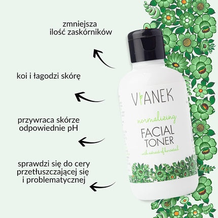 Tonic facial Sylveco Vianek Normalizing alb 150ml
