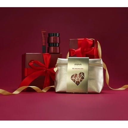 Set Îngrijire Anti-Îmbătrânire, Ahava, Cremă Ochi și Față, auriu