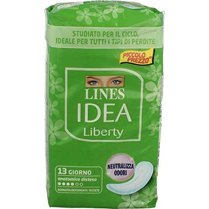 Absorbante anatomice, Lines, Idea Liberty, 13 bucati