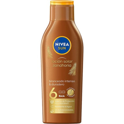 Lotiune de Plaja, Nivea Sun Milk Carrot, SPF6, 200ml