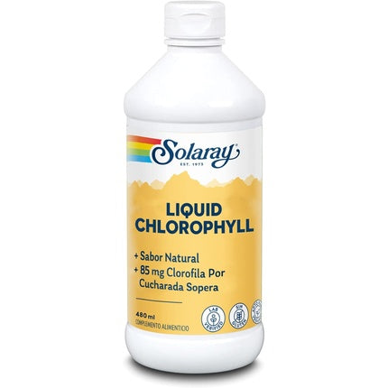 Lichid Clorofilă, Solaray, 480ml, Natural