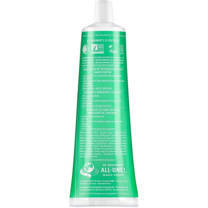 Pastă de dinți, Dr. Bronner's, spearmint, 105ml
