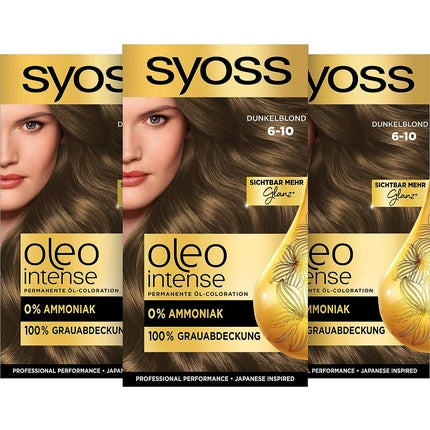 Vopsea de păr, Syoss, Oleo Intense, blond închis