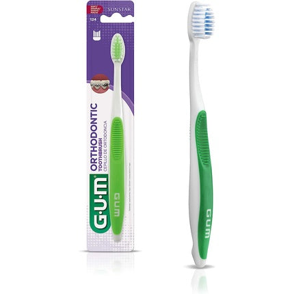 Periuta de dinti ortodontica, GUM, model 124