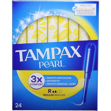 Tampon Tampax Pearl, Regular, cu aplicator