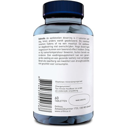 Supliment minerale Orthica Cal Citrat+ 60 tablete, albastru