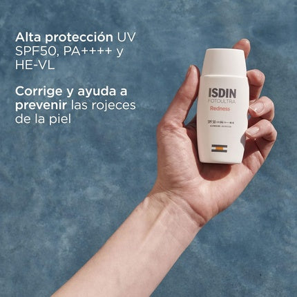 Cremă de protecție solară, ISDIN, FOTO Ultra Redness SPF50+ 50ml