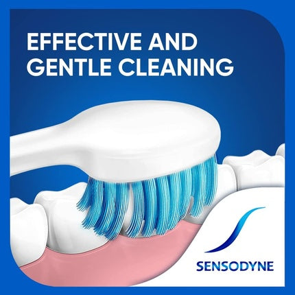 Periuță de dinți Sensodyne, model soft, set 3 bucăți
