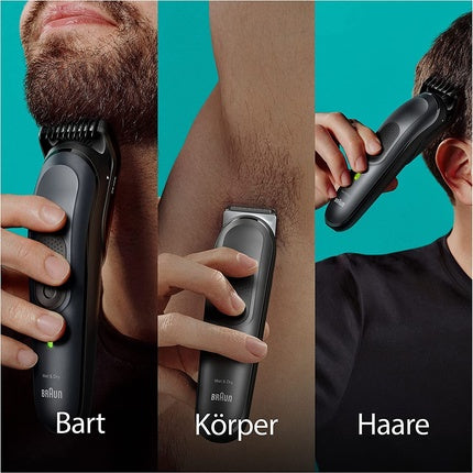 Trimmer corporala Braun MGK7491 negru gri ardezie