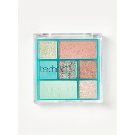 Fard de ochi Technic, Peppermint Cream, 9 nuante