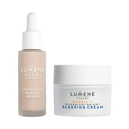 Set machiaj, Lumene, Beauty Serum si Crema Nordic-C
