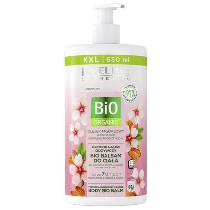 Loțiune corp, Eveline, Bio Organic, ulei de migdale, 650ml