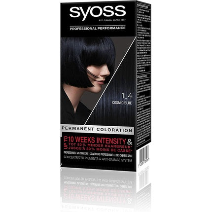 Vopsea de păr, Syoss, Color Baseline 1-4 Cosmic Blue