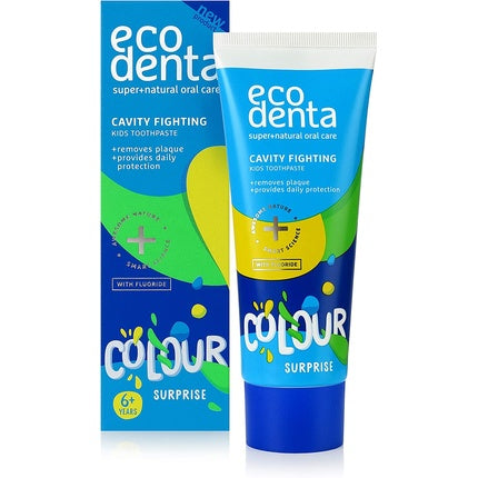 Pasta de dinți copii, Ecodenta, aromă pepene, 75 ml