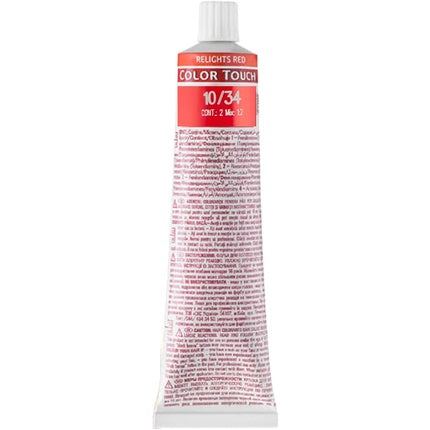 Vopsea Semi-Permanentă, Wella, Color Touch Vibrant Reds, 10/34, 60ml
