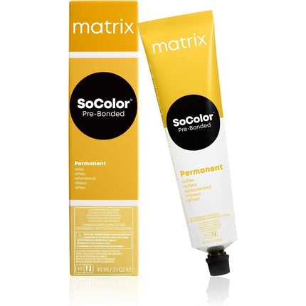 Vopsea păr, Matrix, SoColor Pre-Bonded, blond mediu roșu 90ml