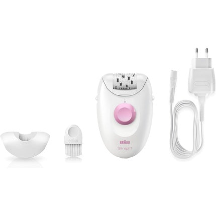 Epilator Braun Silk Epil 1, Alb-Roz
