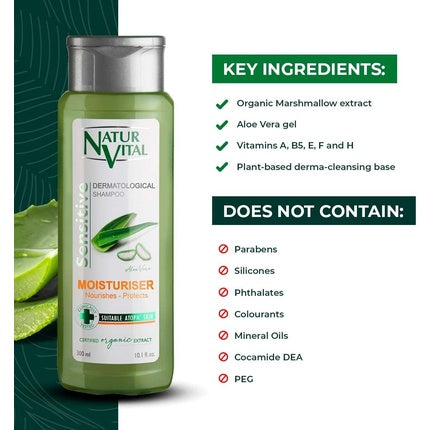 Șampon, Naturvital, Sensitive, 300ml
