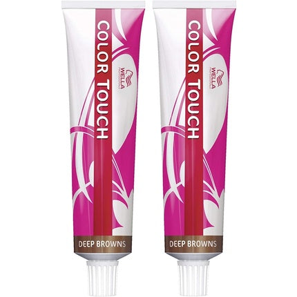 Vopsea par, Wella, Colour Touch 7/75, Blond Mediu Maro Mahon 60ml