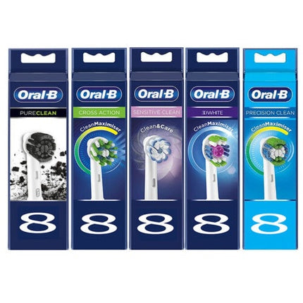 Capete periuță de dinți, Oral-B, CrossAction, 9 bucăți