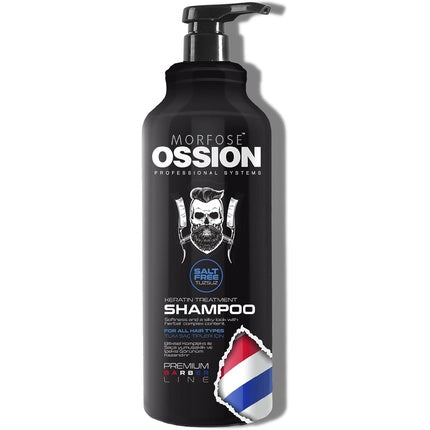 Șampon Morfose Ossion, Premium Barber, fără sare, 1000ml