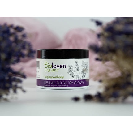 Scrub pentru scalp, BIOLAVEN, cu ulei din seminte de struguri, 155g