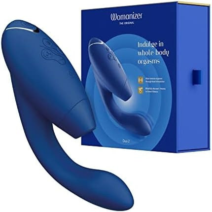 Stimulator Womanizer Duo 2, albastru
