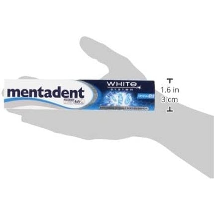 Pasta de dinți, Mentadent, Dentiphy White System, 75 ml