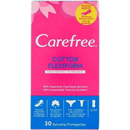 Absorbante zilnice, Carefree, Flexiform, 30 bucati